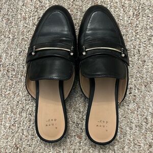 Black Slip-On Loafers